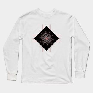 Mandala Cross Long Sleeve T-Shirt